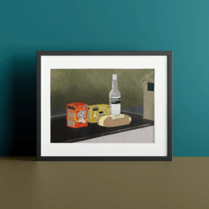 Peep Show illustrated art print